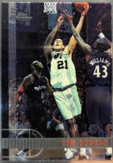 Tim Duncan 1997-98 Topps Chrome #115
