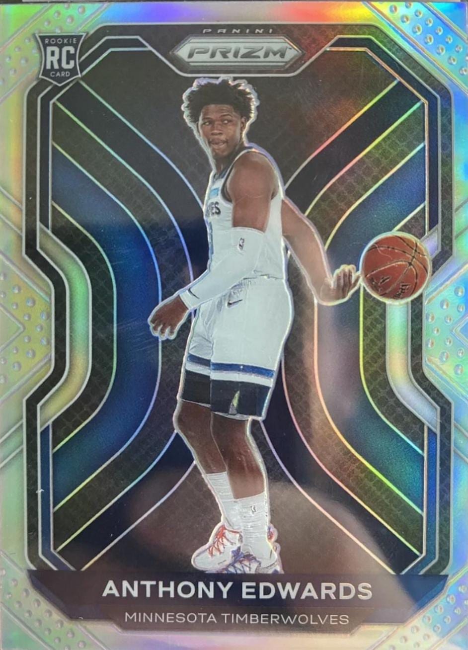 Anthony Edwards 2020-21 Panini Prizm #258 Silver Prizm